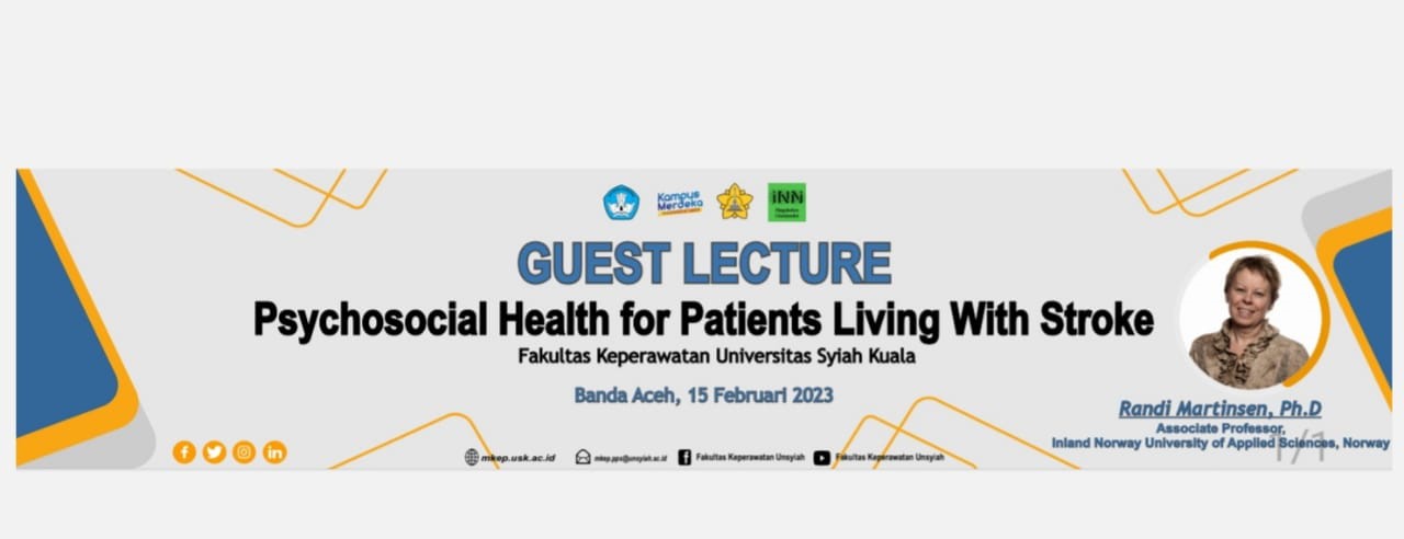 Kuliah Umum dengan Tema “Psychosocial Health for Patients Living with Stroke”